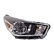 Passenger Side Headlight, with Bulb, Halogen, Clear Lens