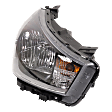 Passenger Side Headlight, with Bulb, Halogen, Clear Lens