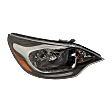 Passenger Side Headlight, with Bulb, LED, Clear Lens