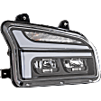 2017 Kenworth T880 - Passenger Side LED Headlight, With bulb(s), OE Replacement