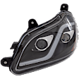 2017 Kenworth T680 - Driver Side LED Headlight, With bulb(s), OE Replacement