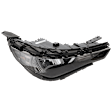 Passenger Side Halogen Headlight, With bulb(s)