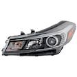 Driver Side Halogen Headlight, With bulb(s), OE Replacement, CAPA Certified