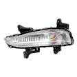 Front, Driver Side Turn Signal Light, With bulb(s)