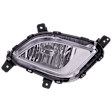 Front, Passenger Side Fog Light, With bulb(s), Halogen, CAPA CERTIFIED