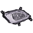 Front, Driver Side Fog Light, With bulb(s), Halogen, CAPA CERTIFIED