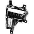 Front, Passenger Side Fog Light Trim, Black