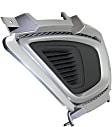 Front, Passenger Side Fog Light Cover, Dark Gray