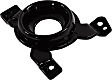 Front, Passenger Side Fog Light Cover, Black