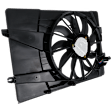 OE Replacement Radiator and A/C Condenser Fan, 2.5L, 4Cyl, Single fan