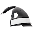 Front, Driver Side Fender Liner, 6 Cyl., 3.8L Engine, CAPA CERTIFIED