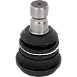 Front, Driver or Passenger Side, Lower Ball Joint, With Neoprene Material, With Cotter Pin Hole