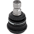 Front, Driver or Passenger Side, Lower Ball Joint, With Neoprene Material, With Cotter Pin Hole