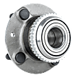 Rear, Driver or Passenger Side Wheel Hub, With Bearing, 4 x 3.94 in. Bolt Pattern, 4 Cyl., 1.8L Engine