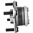 Rear, Driver or Passenger Side Wheel Hub, With Bearing, 4 x 3.94 in. Bolt Pattern, 4 Cyl., 1.8L Engine