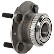 Rear, Driver or Passenger Side Wheel Hub, With Bearing, With Sensor, 4 x 3.94 in. Bolt Pattern