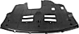 Front Engine Splash Shield, 4 Cyl., 1.6L Engine