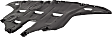 Front Engine Splash Shield, AWD