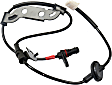 Rear, Passenger Side ABS Speed Sensor, For Models With Standard ABS