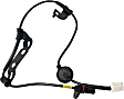 Rear, Driver Side ABS Speed Sensor, For Models With Standard ABS