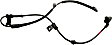 Front, Passenger Side ABS Speed Sensor, 4 Cyl., 1.6L Engine