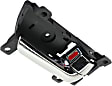 Front Or Rear, Passenger Side Chrome Interior Door Handle