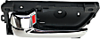 Front Or Rear, Driver Side Chrome Interior Door Handle