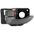Front Or Rear, Driver Side Gray Interior Door Handle
