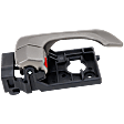 Front, Driver Side Gray Interior Door Handle