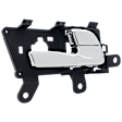 Front, Passenger Side Chrome Interior Door Handle