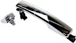 Front, Driver Side Exterior Door Handle, Chrome, With Key Hole, With Cover, Without Keyless System