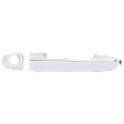 Front, Driver Side Chrome Exterior Door Handle, With Key Hole