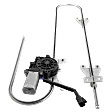 2010 Kenworth T800 - Front, Passenger Side Power Window Regulator, With Motor