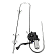 Front, Driver Side Window Regulator, Power, Base Model