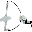 Front, Driver Side Window Regulator, Power