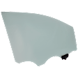 Front, Passenger Side Door Glass, Green Tint, Replaces NAGS Number FD26506GTY