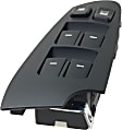 Front, Driver Side Window Switch, Black