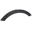 Rear, Driver Side Fender Trim, Textured Black