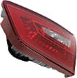 Passenger Side, Inner Tail Light, with Bulb, LED, Clear and Red Lens, Except Hybrid Model, Production Date From October 3 2013