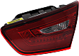 Passenger Side, Inner Tail Light, with Bulb, LED, Clear and Red Lens, Except Hybrid Model, Production Date From October 3 2013, CAPA CERTIFIED