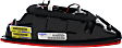 Passenger Side, Inner Tail Light, with Bulb, LED, Clear and Red Lens, Except Hybrid Model, Production Date From October 3 2013, CAPA CERTIFIED