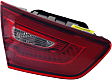 Driver Side, Inner Tail Light, with Bulb, LED, Clear and Red Lens, Except Hybrid Model, Production Date From October 3 2013, CAPA CERTIFIED