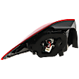 Passenger Side, Outer Tail Light, with Bulb, Halogen, Clear and Red Lens, 4 Cyl., 2.0L Engine