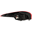 Passenger Side, Outer Tail Light, with Bulb, Halogen, Clear and Red Lens, 4 Cyl., 2.0L Engine