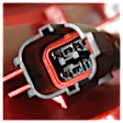 Passenger Side, Outer Tail Light, with Bulb, LED, Red Lens