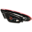 Passenger Side, Inner Tail Light, with Bulb, Halogen, Clear and Red Lens, 4 Cyl., 2.0L Engine