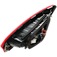 Driver Side, Inner Tail Light, with Bulb, Halogen, Clear and Red Lens, 4 Cyl., 2.0L Engine