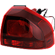Passenger Side, Outer Tail Light, with Bulb, Halogen, Mounts On Body, CAPA CERTIFIED