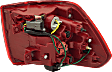 Passenger Side, Outer Tail Light, with Bulb, Halogen, Red Lens, 6 Cyl., 3.3L Engine