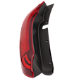 Passenger Side, Outer Tail Light, with Bulb, Halogen, Clear and Red Lens, CAPA CERTIFIED